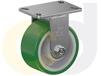 CASTERDEPOT TOP PLATE CASTERS - POLY ON CAST IRON WHEEL - CAPACITIES UP TO 3000 LBS.