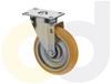 CASTERDEPOT TOP PLATE CASTERS - POLY ON ALUMINUM WHEEL - CAPACITIES UP TO 350 LBS.