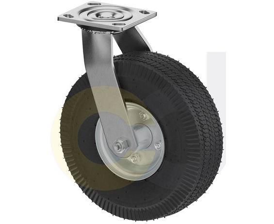 CASTERDEPOT TOP PLATE CASTERS - PNEUMATIC WHEEL - CAPACITIES UP TO 450 LBS.