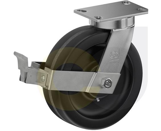 CASTERDEPOT TOP PLATE CASTERS - PHENOLIC WHEEL - CAPACITIES UP TO 3000 LBS.