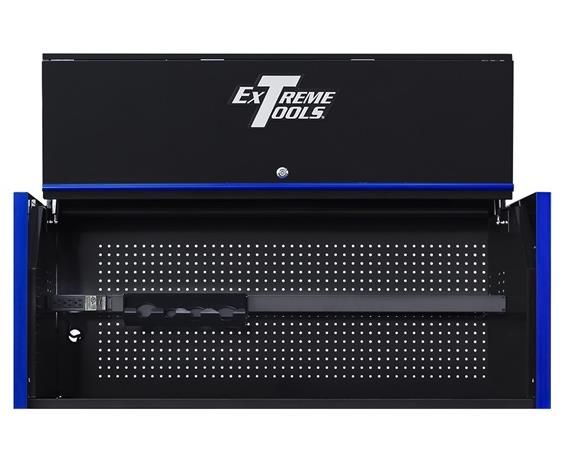 DX SERIES ROLLER CABINET WITH POWER TOOL DRAWER &amp; EXTREME POWER WORKSTATION&#174; HUTCH