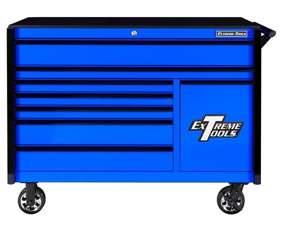 DX SERIES ROLLER CABINET WITH POWER TOOL DRAWER &amp; EXTREME POWER WORKSTATION&#174; HUTCH