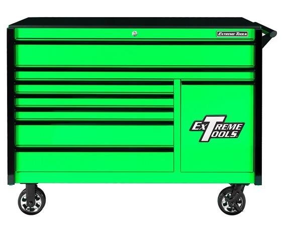 DX SERIES ROLLER CABINET WITH POWER TOOL DRAWER &amp; EXTREME POWER WORKSTATION&#174; HUTCH