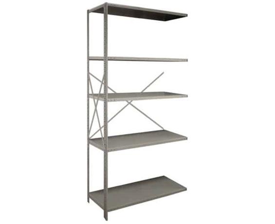 BEADED POST INDUSTRIAL CLIP SHELVING