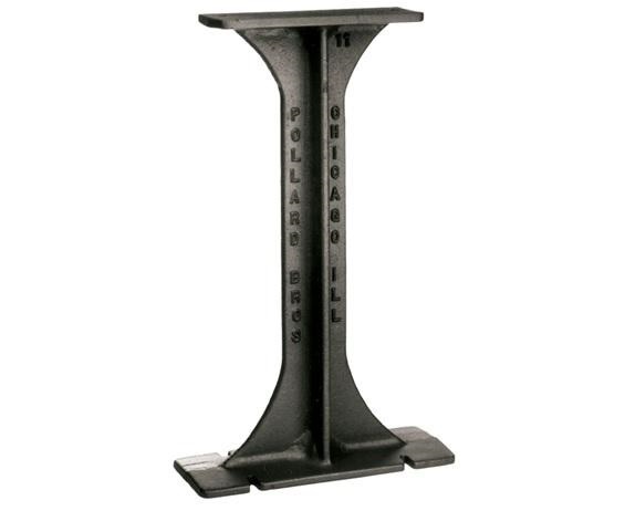 CAST IRON PEDESTAL LOCKER ROOM BENCH - 330