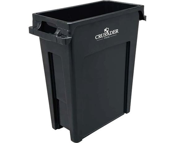 CRUSADER THIN TRASH CANS