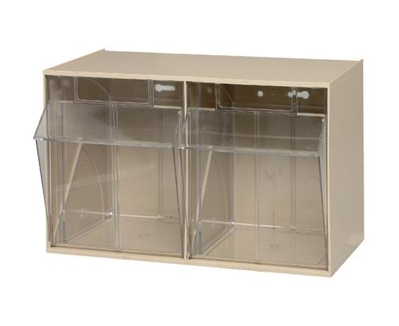 CLEAR TIP OUT BINS