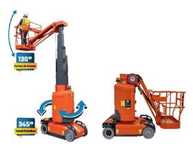 DRIVABLE VERTICAL MAST LIFT