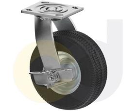 PNEUMATIC, SOLID &amp; FLAT-FREE CASTERS - NEVER-FLAT WHEELS