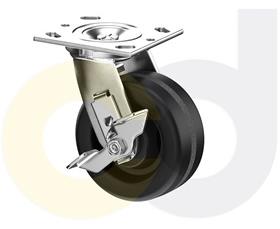 ZINC PLATED CASTERS - PHENOLIC WHEELS