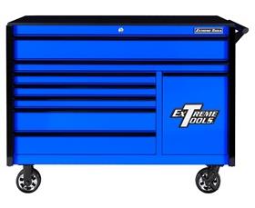 DX SERIES ROLLER CABINET WITH POWER TOOL DRAWER &amp; EXTREME POWER WORKSTATION&#174; HUTCH