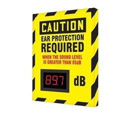 ELECTRONIC DECIBEL METER SIGNS