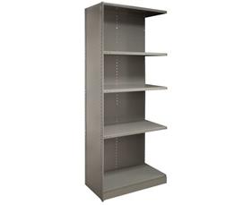 BEADED POST INDUSTRIAL CLIP SHELVING