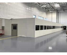MODULAR INPLANT OFFICE - TWO WALL SYSTEM