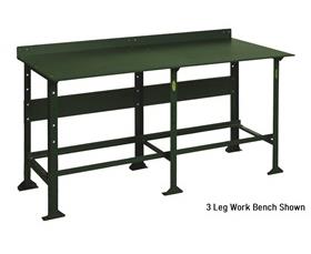 3/8&quot; STEEL PLATE TOP EXTRA HEAVY DUTY WORKBENCH